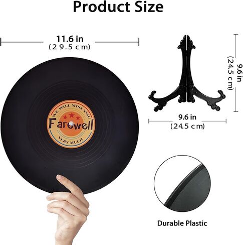 Vinyl Record Sweet 16 Birthday Decorations 11.6"X11.6", 16th birthday decorations Party Favor Sign Poster, 16th Birthday Guest Book Alternative, Great Sweet 16 Gifts for Girls or Boys (16 Years Old) in Saudi Arabia