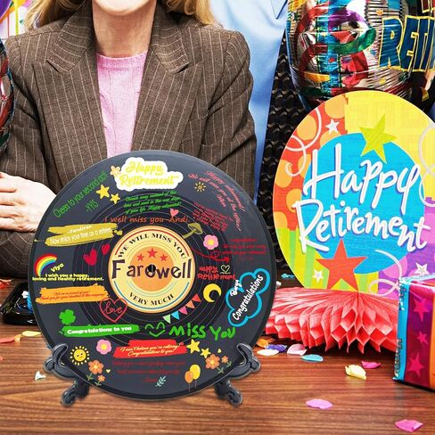 Vinyl Record Sweet 16 Birthday Decorations 11.6"X11.6", 16th birthday decorations Party Favor Sign Poster, 16th Birthday Guest Book Alternative, Great Sweet 16 Gifts for Girls or Boys (16 Years Old) in Saudi Arabia