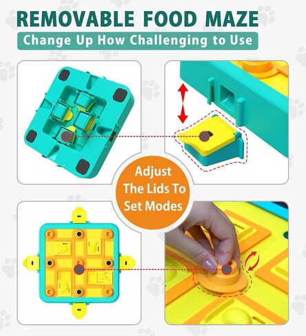 Dog Puzzle Toy - Food Treat Puzzles for Dogs, Level Adjustable in Saudi Arabia