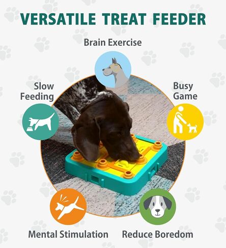 Dog Puzzle Toy - Food Treat Puzzles for Dogs, Level Adjustable in Saudi Arabia
