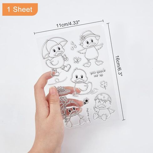 GLOBLELAND Cow Clear Stamps for DIY Scrapbooking Decor Animals Flower Animal Sunflower Transparent Silicone Stamps for Making Cards Photo Album Decor in Saudi Arabia