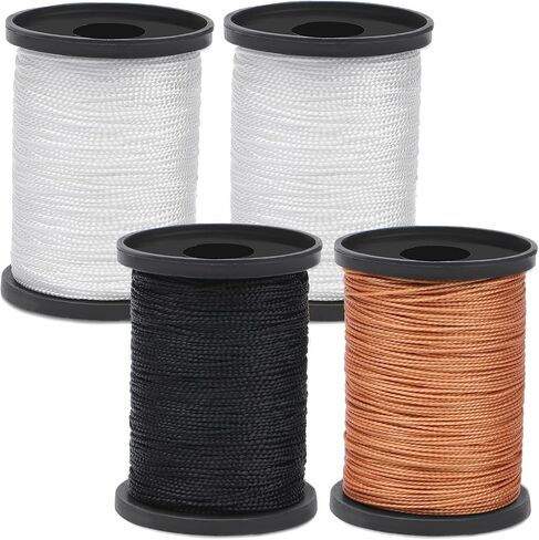 Upholstery Sewing Thread, 4 Packs Thread for Sewing, Strong Repair Upholstery Thread for Hand Sewing, Heavy Duty Thread for Furniture, Bags, Books Binding, Leather Repairing in Saudi Arabia