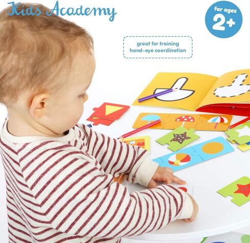 Banana Panda - Kids Academy Shapes - Includes 2 Coloring Books and 6 Educational Puzzles for Kids Ages 2 Years + in Saudi Arabia