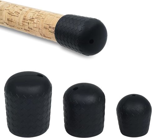 OROOTL Fishing Rod Butt Cushion, Fishing Rod Seat Cushions Silicone Fishing Rod Butt End Cap Fishing Rod Protector Fishing Pole Holder Fishing Accessories L/M/S in Kuwait