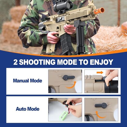 Automatic Blaster, Electric Blaster with Goggles, Fun Shooting Games, Age 18+, Green in Saudi Arabia