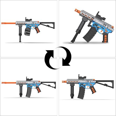 Automatic Blaster, Electric Blaster with Goggles, Fun Shooting Games, Age 18+, Green in Saudi Arabia
