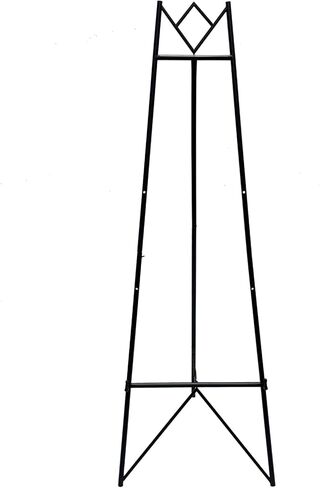 58 Inch Iron Adjustable Arts & Crafts Easels,Metal Easel Stand with Chain Support for Mirror,Floor Easels for Display Wedding Sign(Gold) in Kuwait