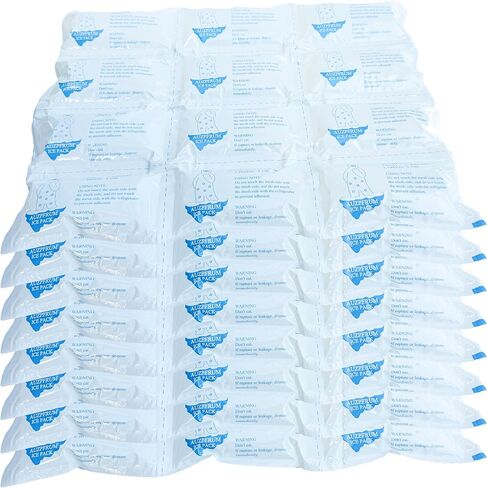Dry Ice Packs for Shipping Frozen Food Long Lasting, Reusable Cold Packs Sheets for Cooler, Freezer Packs for Lunch Boxes in Kuwait