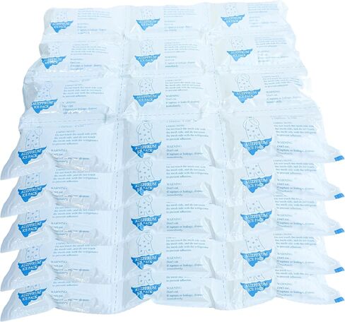 Dry Ice Packs for Shipping Frozen Food Long Lasting, Reusable Cold Packs Sheets for Cooler, Freezer Packs for Lunch Boxes in Kuwait