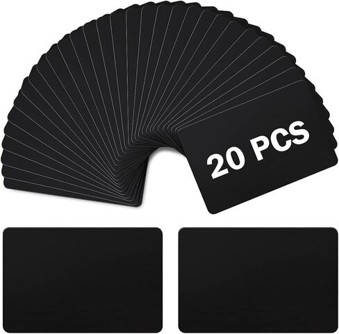 Origin-Joy 100 PCS NFC Cards, NTAG215 Blank Waterproof 85.5 x 54mm NFT Chips, Programmable & Rewritable, Compatible with Amiibo, TagMo, iOS & Android Devices (Black) in Kuwait