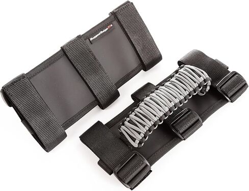 Rugged Ridge | Grab Handle Kit, Paracord, Red/Black | 13505.31 | Fits 1955-2024 Jeep CJ/Wrangler; 2020-2024 Jeep Gladiator in Kuwait