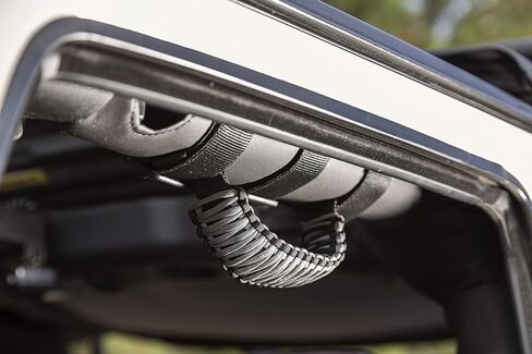 Rugged Ridge | Grab Handle Kit, Paracord, Red/Black | 13505.31 | Fits 1955-2024 Jeep CJ/Wrangler; 2020-2024 Jeep Gladiator in Kuwait