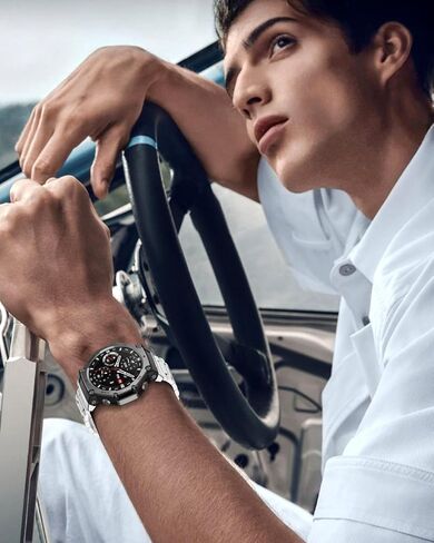 Miimall Metal Band متوافق مع Amazfit T-rex 3 ، مقاوم للماء ، خفيفة الوزن ، حزام بديل للنساء متين للنساء ، سوار معصم قابل للتعديل ، سوار من الفولاذ المقاوم للصدأ 22 مم لـ Amazfit T-Rex 3 in Kuwait