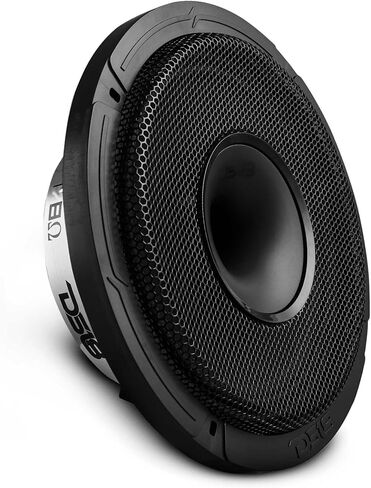 DS18 PRO-HY8MSL 8" Shallow Hybrid Mid-Range Car Audio Loudspeaker with Built-in Driver and Grill Included 400W Max 200W RMS 8 Ohms (1 Speaker) in Saudi Arabia