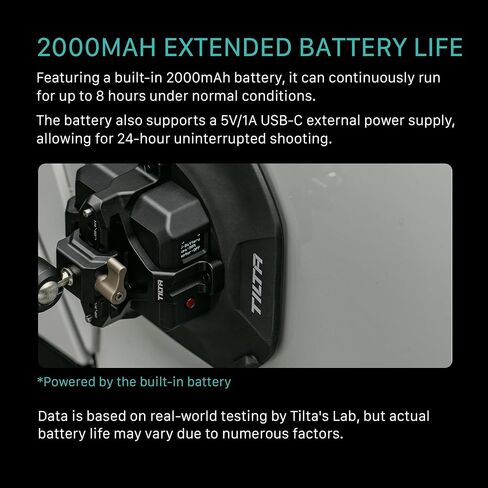 Tilta Hydra Cupt Electronic Cup (4.5 ″) مع شريحة تصاعد متعددة الوظائف الرسوم بسرعة عبر PD USB-C | تحسين الشفط | اكتشاف ضغط الهواء in Kuwait