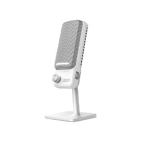 NZXT Capsule Elite - Premium USB Condenser Microphone for Gaming, Streaming, Podcasting, and Recording - Studio-Quality Sound - Multi-Position Design - DTS Software - RGB Lighting - White