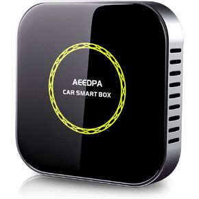 Netflix CarPlay Adapter Ai Box, 8GB 128GB, 3 in1 Car Video Streaming Wireless Carplay Adapter for iPhone & Android Auto, Supports YouTube, TikTok, Hulu, TF Card, Plug & Play