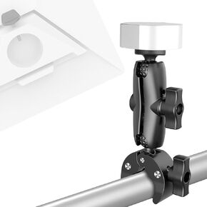 Starlink Mini Pole Clamp Mount,Clamp RV Pole Mount for Starlink Mini,with 1/4"-20 Threaded Mount Adapter, Adjustable Clamp Mount,RV/Yacht/Camper/Guardrails Pole Clamp Mount for Starlink Mini
