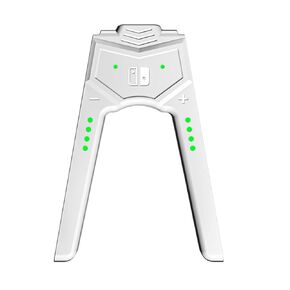 Haotianchi Switch Joy-Con charging handle is compatible with Nintendo Switch and OLED models, and can play while charging, with an indicator light, and a charging cable with a 2-meter Type-c (white)