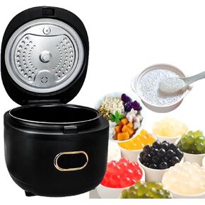 5L Automatic Boba Cooker, Commercial Bubble Tea Machine, Boba Making Tapioca Pearls for Bubble Tea, Non Stick Boba Cooker Pot with Touch Panel, KZU Taro Ball Sago Jelly Cooker