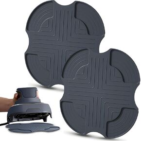 Air Fryer Silicone Trivet Mats for Ninja Crispi (2PC) - Heat Proof Pads for Glass Bowl Accessories, Microwave & Oven Safe
