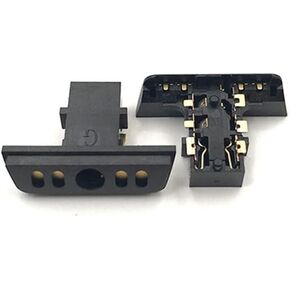 2PCS Replacement Earphone Jack Headset Port Socket Connector for PS5 Controller Repair Parts