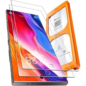 TOCOL لـ Samsung Galaxy S24 Ultra Screen Protector 9H صلابة الصف العسكري المقاوم HD Glass 2 Pack