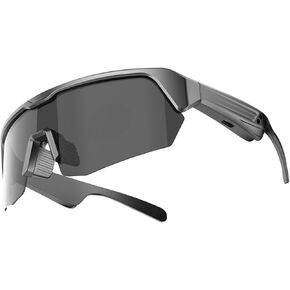 Sport Smart Glasses for Men Women, Polarized Bluetooth Sunglasses, Built-in Mic & Open Ear Speakers, Voice Assistant, IPX5 Waterproof, UV Protection Running Sunglasses, Cycling Glasses