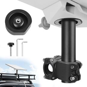 Starlink Mini Car Mount Pipe Adapter for RVs, Motorcycles, Yachts, Universally Aluminum Bracket Angle Clamp, Star Link Pole Mini Dashboard Mounting Kit