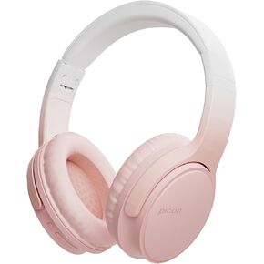Wireless Headphones, Bluetooth Over Ear Headsets with Microphone, Hi-Fi Audio, 60H Playtime, Touch Control, Foldable Lightweight, On-Ear Headphones for Girls Women, Travel, Work,