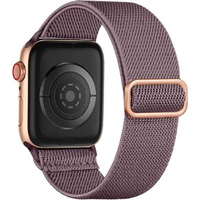 Maledan Stretchy Solo Loop Compatible with Apple Watch Band Women Men 40mm 44mm 45mm 41mm 38mm 46mm 49mm 42mm,Soft Nylon Elastic Braided Strap Wristband for iWatch Series 10 9 8 7 6 5 4 3 2 1 SE Ultra