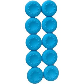 10 PCS Controller Thumbstick Cover Cover Placement Silicone Touch Cover Cover Rocker for PS3 / PS4 / PS5 (Blue)