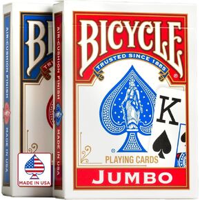 Bicycle Playing Cards, Jumbo Index, 2 Pack