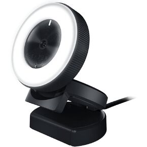 Razer Kiyo: Full HD 1080p 30FPS/720p 60FPS Computer Camera - Built-in Adjustable LED Ring Light Webcam - Advanced Autofocus - Streaming Web Camera for Gaming, Compatible with Windows and Mac (Renewed)