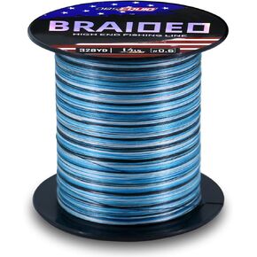 Braided Fishing Line - 8 Strand, 328/547yards,Strong Knot Strength, Zero Stretch,Ultra-High Sensitivity and Greater Abrasion Resistance - for Fishing in Salt Water and Fresh Water