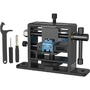 Sight Pusher Tool with Tool Kit, Universal Sight Pusher Heavy Duty for Handguns Front Rear Sight Removal Adjustment, Sight Pusher Tool with Adjustable Base, Compatible with Square Slides