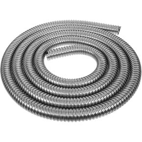VICASKY Management Tube Sleeve M Conduit Wrap USB Tubing Spiral Guard for Audio Protector Coiled Stainless Protection Cable Steel Threaded Loom Flexible Automotive Home Harness