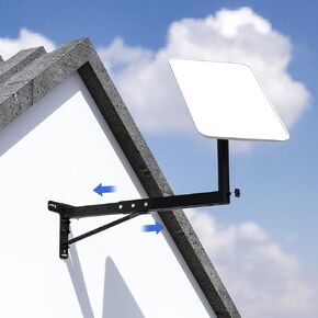 Starlink Gen 2 Mount Adjustable Starlink Mounting Kit Starlink Pole Mount 27.95in Starlink Roof Mount for Starlink V2, Click-in Design Adapter, Length Adjustable from 17.95in-27.95in