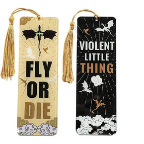 مرجعية للجناح الرابع - مرجعية تنين للنساء - Cool Dragon Acrylic Book Mark Markers للطلاب المعلمين Boys Girls - مجموعة هدايا عيد ميلاد عيد الميلاد لمحبي الكتب (4pcs)