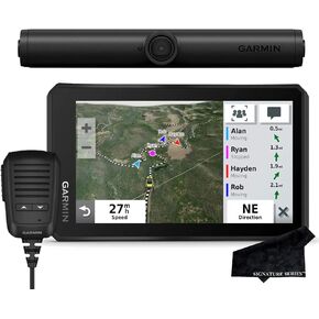Garmin Tread Off-Road GPS Navigator with Group Ride Radio, BC 40 Backup Camera and Signature Cloth