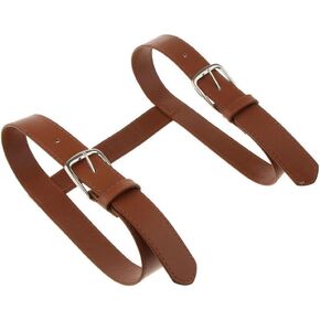 Amosfun Travel Blanket Carrier Strap Adjustable Leather Carry Strap for Wool Blankets Travel Rug Outdoor Camping Picnic Necessary