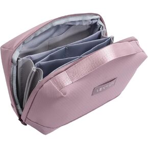 LENTION Travel Cable Electronics Organizer Bag Tech Pouch for Electronic Accessories, Water Proof, Scratch-Resistant, Shock Proof, Portable Cases for Charger Power Bank, Phone, Cord (M372, Rose Gold)