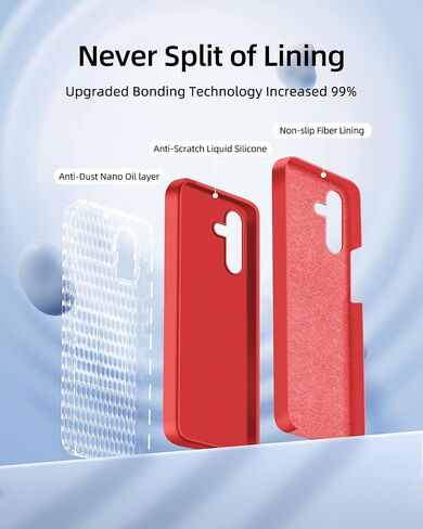 حافظة هاتف Dssairo لهاتف Samsung Galaxy a54 5g، مع عبوتين من واقي الشاشة الزجاجي المقوى، غطاء خلفي غير لامع مقاوم للسقوط بطول 18 قدمًا، حماية نحيفة للصدمات لهاتف Galaxy a54 (وردي) in Kuwait