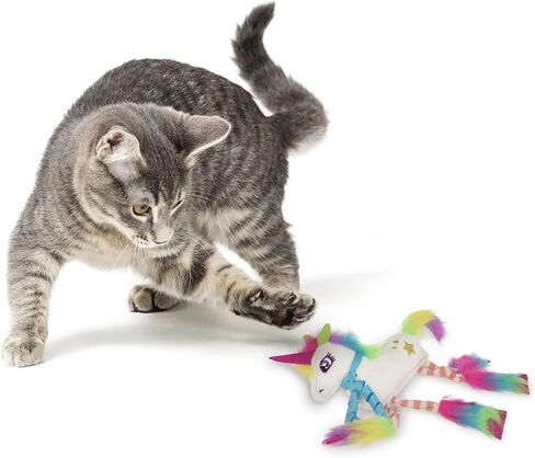 SmartyKat Madcap Mania Refillable Plush Catnip Cat Toy, Includes Catnip Tube - Randomly Selected Color, One Size in Saudi Arabia