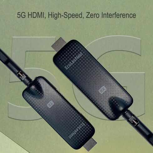 Wireless HDMI Transmitter and 2 Receiver 328FT: Portable Plug and Play 5G 1080P@60Hz HDMI Extender Kit for Streaming Video and Audio to Monitor for Laptop PC TV Box Projector Ofiice Home Game in Saudi Arabia