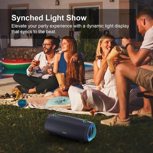 DOSS Extreme Boom Pro D100 Wireless Bluetooth Speaker, IPX6 Waterproof in Kuwait