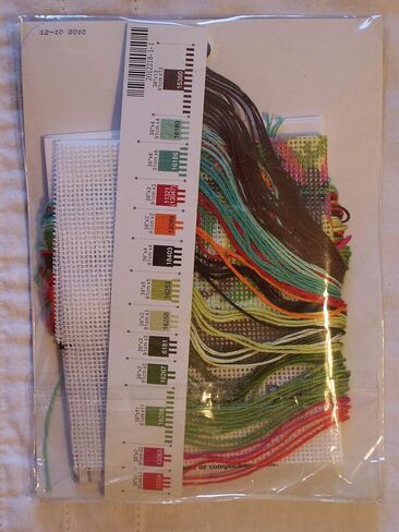Dimensions Needlepoint Kit و Sunflower و Ladybug Floral Needlepoint ، 5 "× 5" in Kuwait