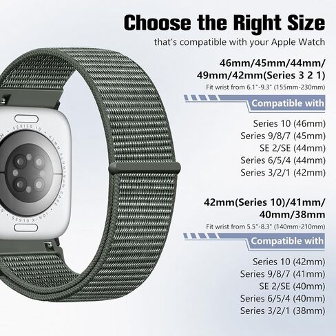 JKD 6 Pack Nylon Sport Loop Bands Compatible with Apple Watch Band 38mm 40mm 41mm 42mm 44mm 45mm 46mm 49mm Women Men, Soft Stretchy Braided Woven Strap for iWatch Series 10 9 8 7 6 5 4 3 2 1 SE Ultra in Saudi Arabia