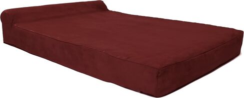 Barker Junior - 4" Pillow Top Orthopedic Dog Bed with Headrest for Medium Size Dogs 30-50 Pounds in Saudi Arabia