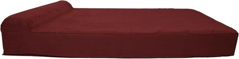 Barker Junior - 4" Pillow Top Orthopedic Dog Bed with Headrest for Medium Size Dogs 30-50 Pounds in Saudi Arabia